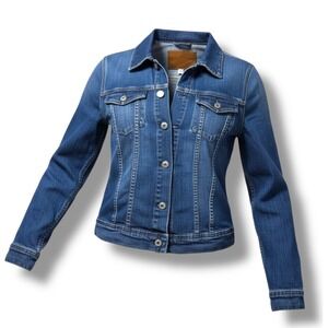 AG Adriano Goldschmied Robyn Denim Jacket Women's Size M Made in USA